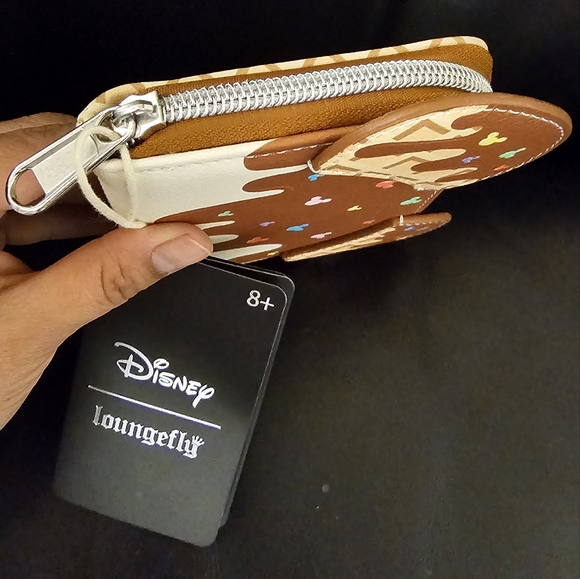 Loungefly Disney Mickey Mouse Ice Cream Mini Zip Around Wallet New with Tags - Picture 8 of 12
